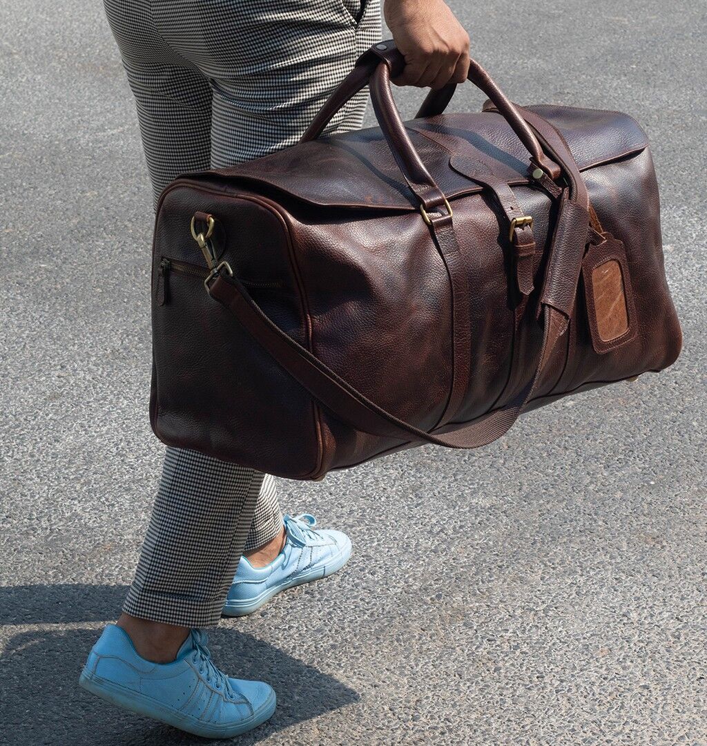 Buy wholesale Bonham Leather Duffle Bag Travel Bags For Men