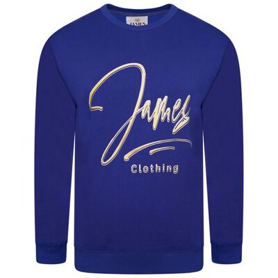 JC-MUSIC ART JUMPER - Men - Blue