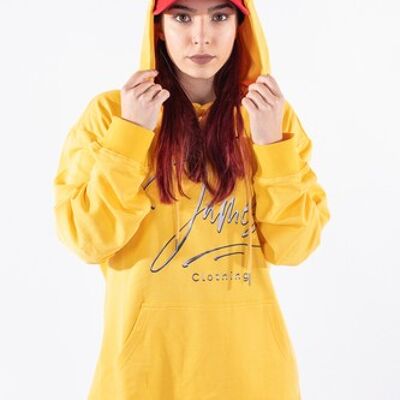 JC LOGO SIGNATURE HOODIE - WOMEN - Yellow