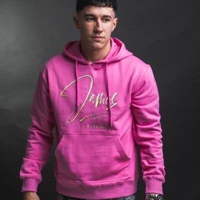 JC MUSIC-ART HOODIE - Men - Pink x