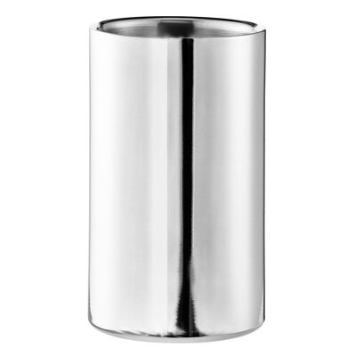 Bottle cooler Nebraska, double-walled, highly polished stainless steel, height 20 cm, diameter 12 cm