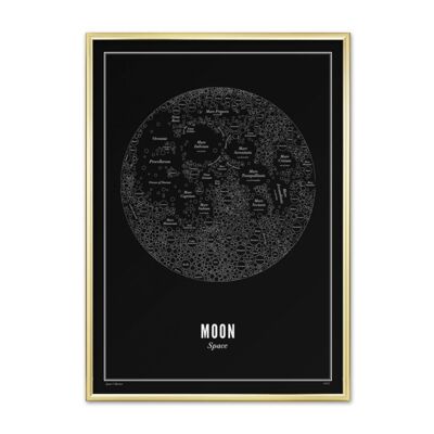 Prints - Moon - Black