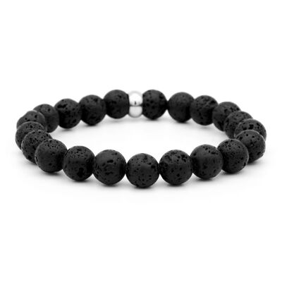 PULSERA PIEDRA LAVA - 8mm