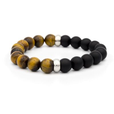 PULSERA ONIX - TIGRE - 8mm