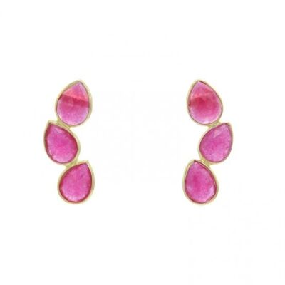 Judit Iconic ruby earrings