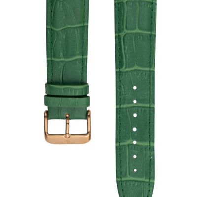Zircon Strap Green Leather