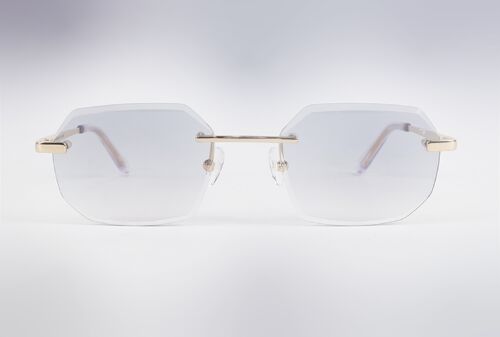 Diamond Gold Frame Grey