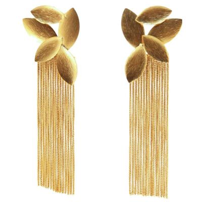 FRINGED ALHELÍ EARRINGS