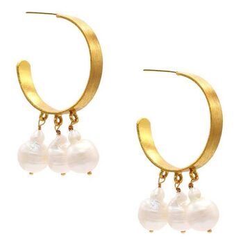 Boucles d'oreilles perles Ataraxia 1