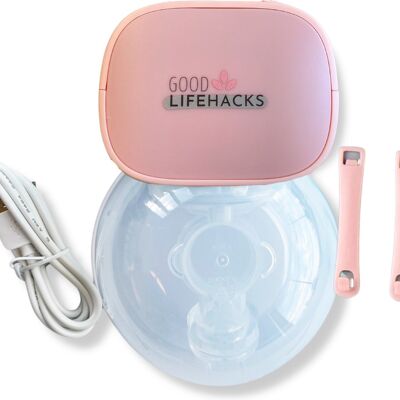 Good lifehacks Wireless Electric Breast Pump Pink