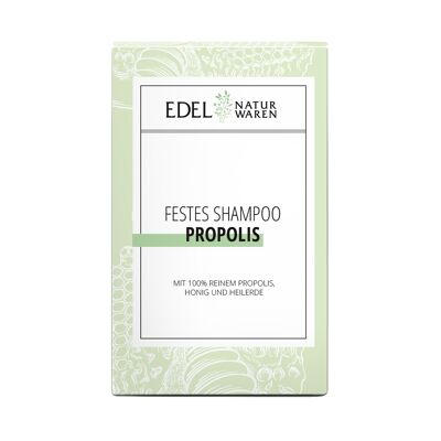 Solid shampoo propolis