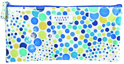 Bag Blue Soft Spot Flat purse Kosmetiktasche Tasche