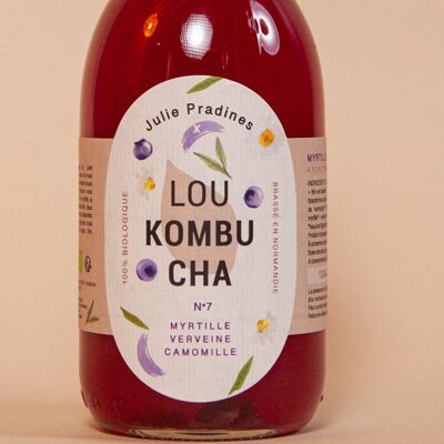 Lou Kombucha n°7 - Blueberry, Chamomile, Verbena 50cl