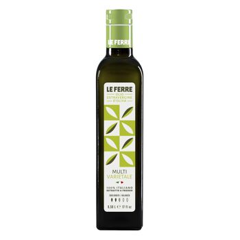 Huile d'Olive Extra Vierge MULTIVARIÉTALE - bouchon anti-topping 0,50 L 1