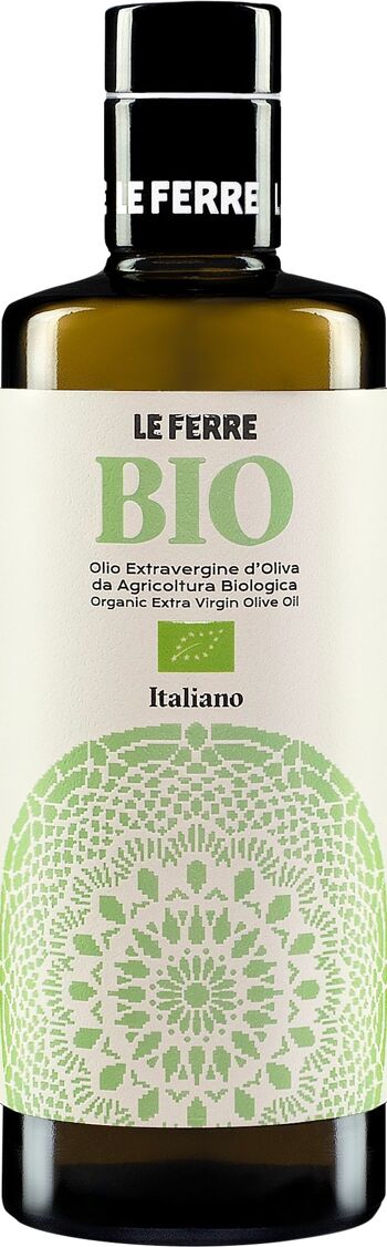 Huile d'Olive Extra Vierge BIO MULTIVARIÉTALE - bouchon anti-topping 0,50 L 1