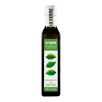 Vinaigrette au BASILIC et à l'huile d'olive extra vierge - 0,25 L