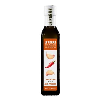 Vinaigrette à l'AIL & PIMENT et Huile d'Olive Extra Vierge - 0.25 L 1