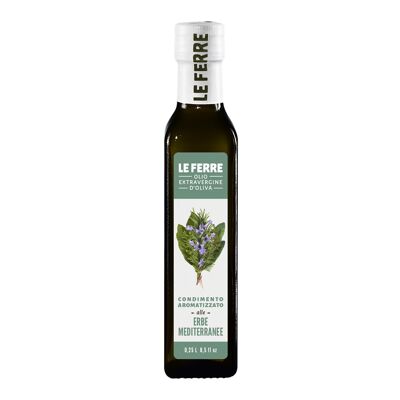 Vinaigrette aux HERBES MÉDITERRANÉENNES et à l'huile d'olive extra vierge - 0,25 L