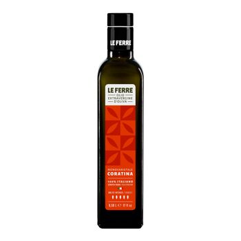 Huile d'Olive Extra Vierge Monovariétale CORATINA - 0,50 L 1