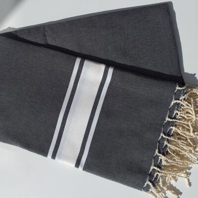 Fouta 200 x 200 ubb anthracite