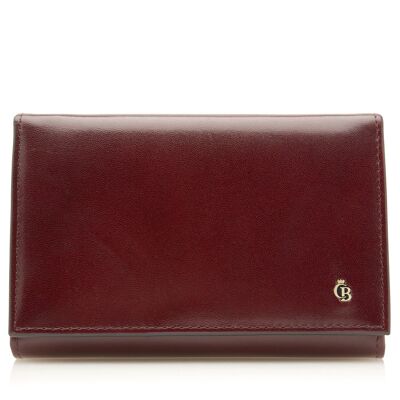 6 Card Frame Purse RFID | burgundy*