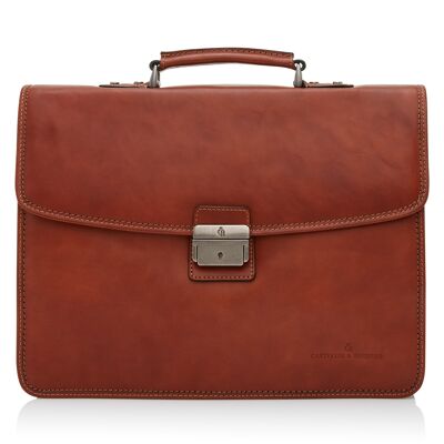 Laptop Briefcase 13.3" RFID | light brown