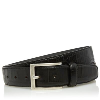 Men's belt Croco | black
