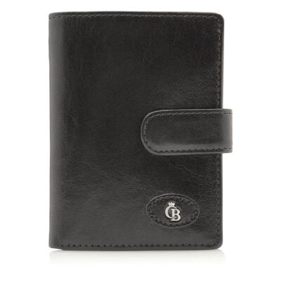 Tri Fold Zip Wallet RFID | black