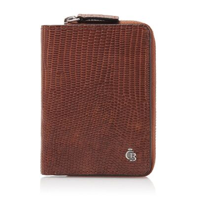 4 card ladies wallet RFID | cognac