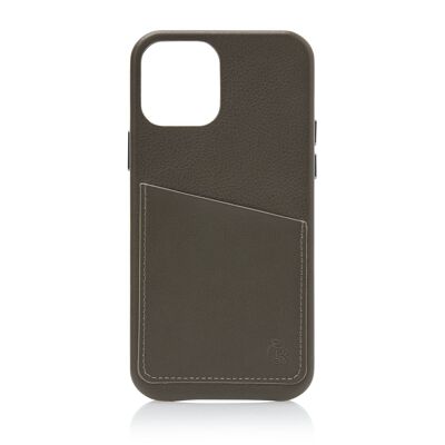 Back Cover Wallet iPhone 12 / 12 PRO | dark military