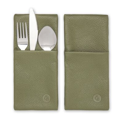 Cutlery holder | green