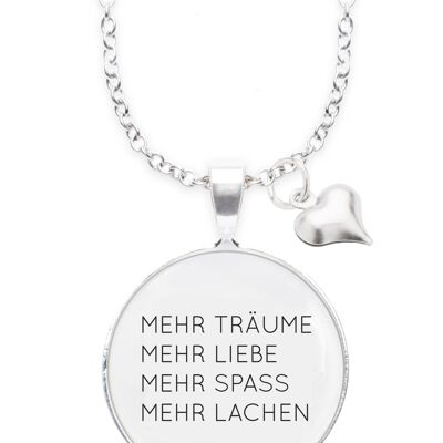 Spruchkette: Mehr Träume, mehr Liebe