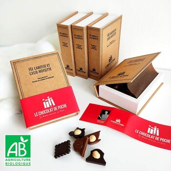 Organic hazelnut chocolate book box - Fairy Cabosse and Nutcracker 2