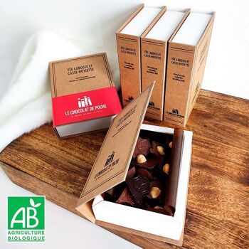 Organic hazelnut chocolate book box - Fairy Cabosse and Nutcracker 1