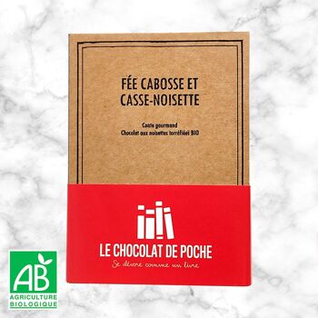 Organic hazelnut chocolate book box - Fairy Cabosse and Nutcracker 3