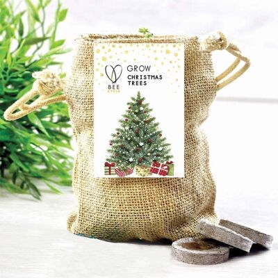Grow A Merry Christmas Tree Jute-Set