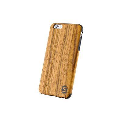 Maxi case - Hecho de madera de teca real (para Apple, Samsung, Huawei) - Apple iPhone 6+