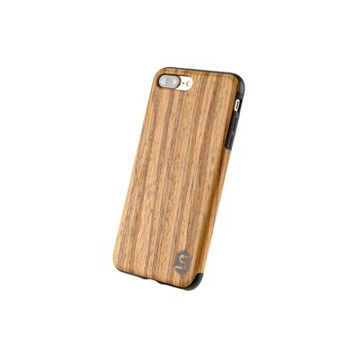 Maxi custodia - Realizzata in vero legno di teak (per Apple, Samsung, Huawei) - Apple iPhone 7+/8+