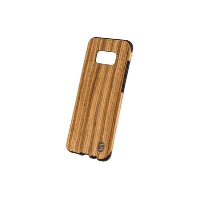 Maxi Hülle - Gefertigt aus dem Echtholz Teak (für Apple, Samsung, Huawei) - Samsung S8 Plus