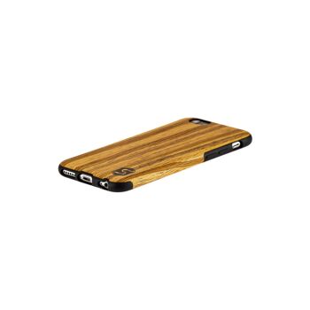 Maxi coque - Fabriquée en bois de teck véritable (pour Apple, Samsung, Huawei) - Samsung S8 Plus 3