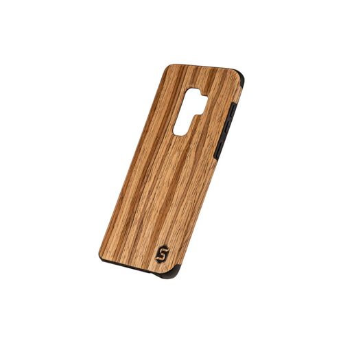 Maxi Hülle - Gefertigt aus dem Echtholz Teak (für Apple, Samsung, Huawei) - Samsung S9 Plus