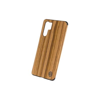 Maxi case - Hecho de madera de teca real (para Apple, Samsung, Huawei) - Huawei P30 Pro