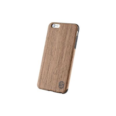 Maxi Hülle - Gefertigt aus dem Echtholz Black Walnut (für Apple, Samsung, Huawei) - Apple iPhone 6+