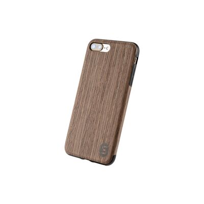 Maxi case - Hecho de madera real Black Walnut (para Apple, Samsung, Huawei) - Apple iPhone 7+/8+