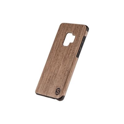 Maxi custodia - realizzata in vero legno Black Walnut (per Apple, Samsung, Huawei) - Samsung S9