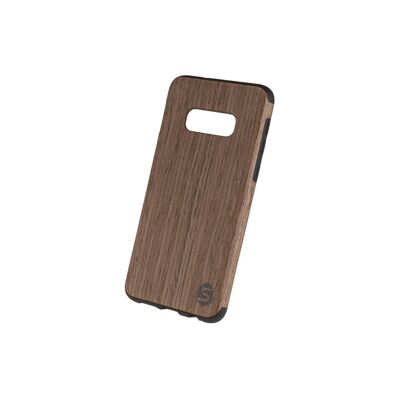Estuche maxi - hecho de madera real Black Walnut (para Apple, Samsung, Huawei) - Samsung S10e