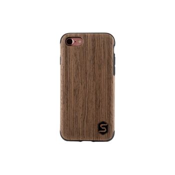 Maxi coque - en bois véritable Black Walnut (pour Apple, Samsung, Huawei) - Samsung S10 Plus 8