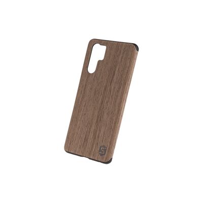 Maxi case - Hecho de madera real Black Walnut (para Apple, Samsung, Huawei) - Huawei P30 Pro