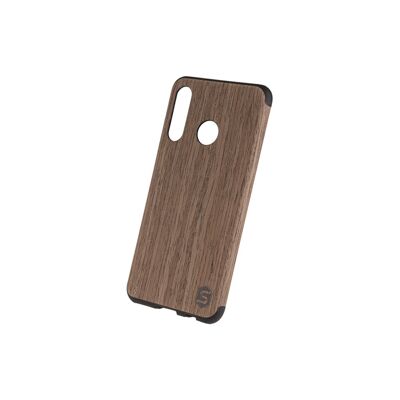 Maxi case - Hecho de madera real Black Walnut (para Apple, Samsung, Huawei) - Huawei P30 Lite