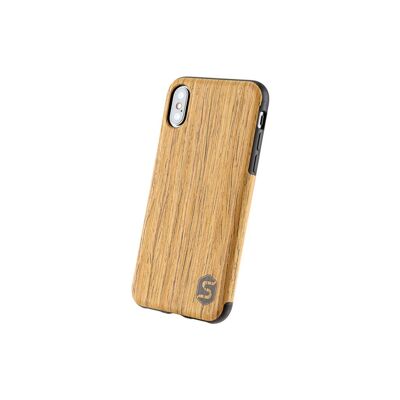 Maxi case - Hecho de madera real Dalbergia (para Apple, Samsung) - Apple iPhone X/XS